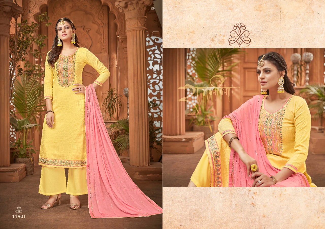 panch ratna twinkal parampara astonishing salwar suit catalog