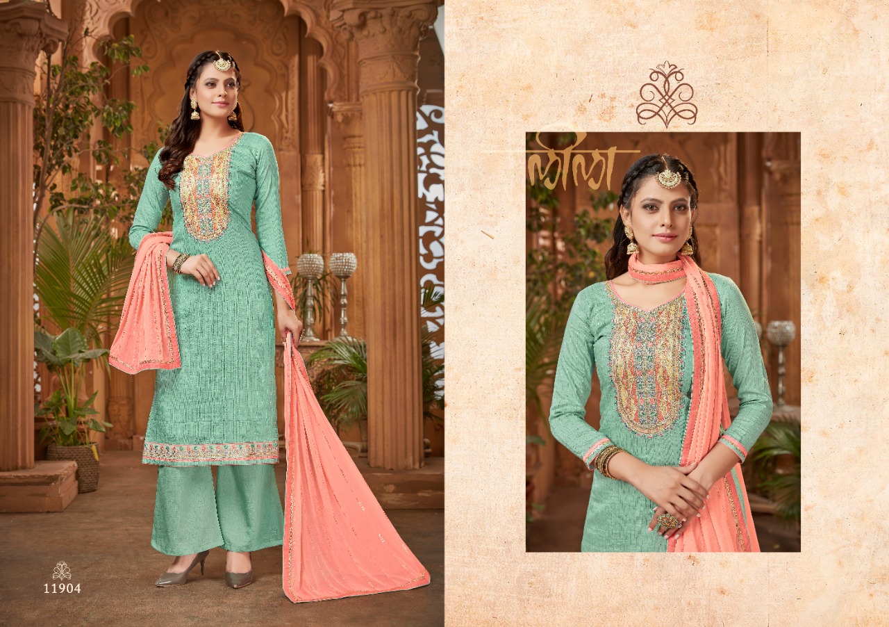 panch ratna twinkal parampara astonishing salwar suit catalog