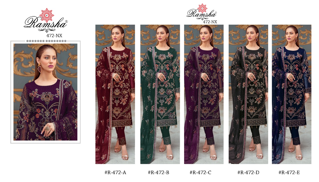 ramsha ramsha r 472 nx georget astonishing salwar suit catalog