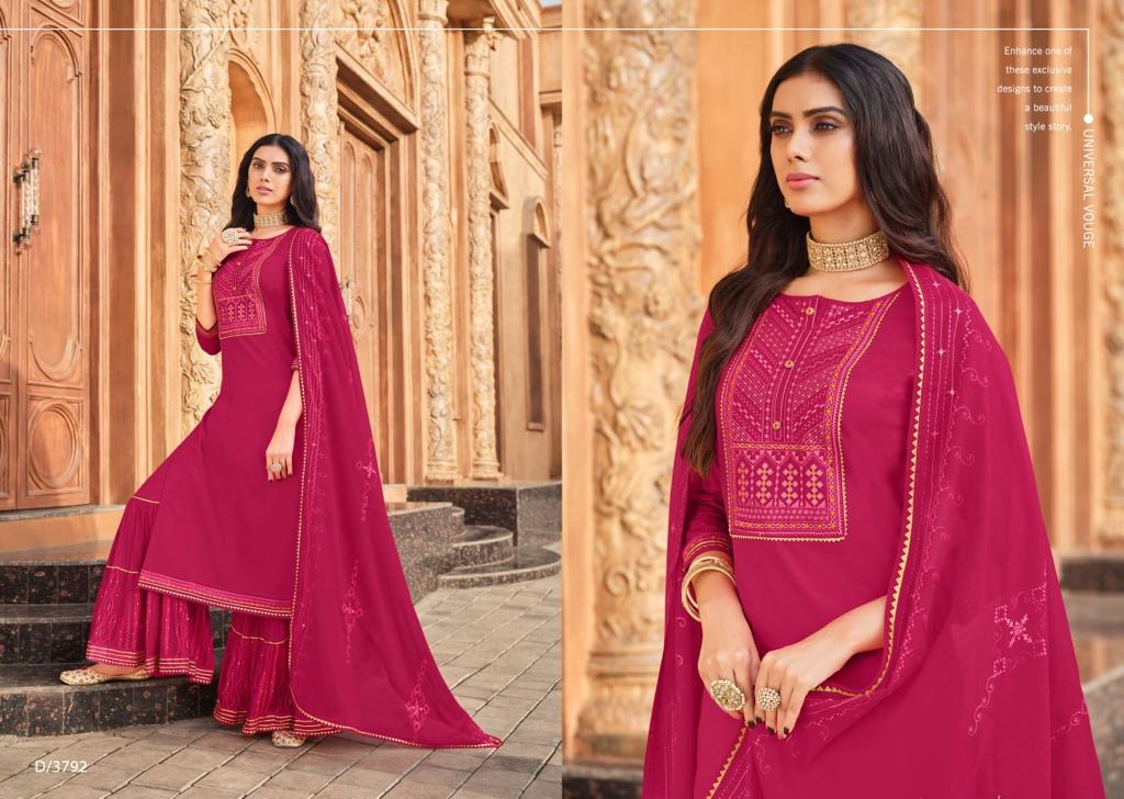 rangoon ghoomar dark cotton authentic fabric top with sharara and dupatta catalog