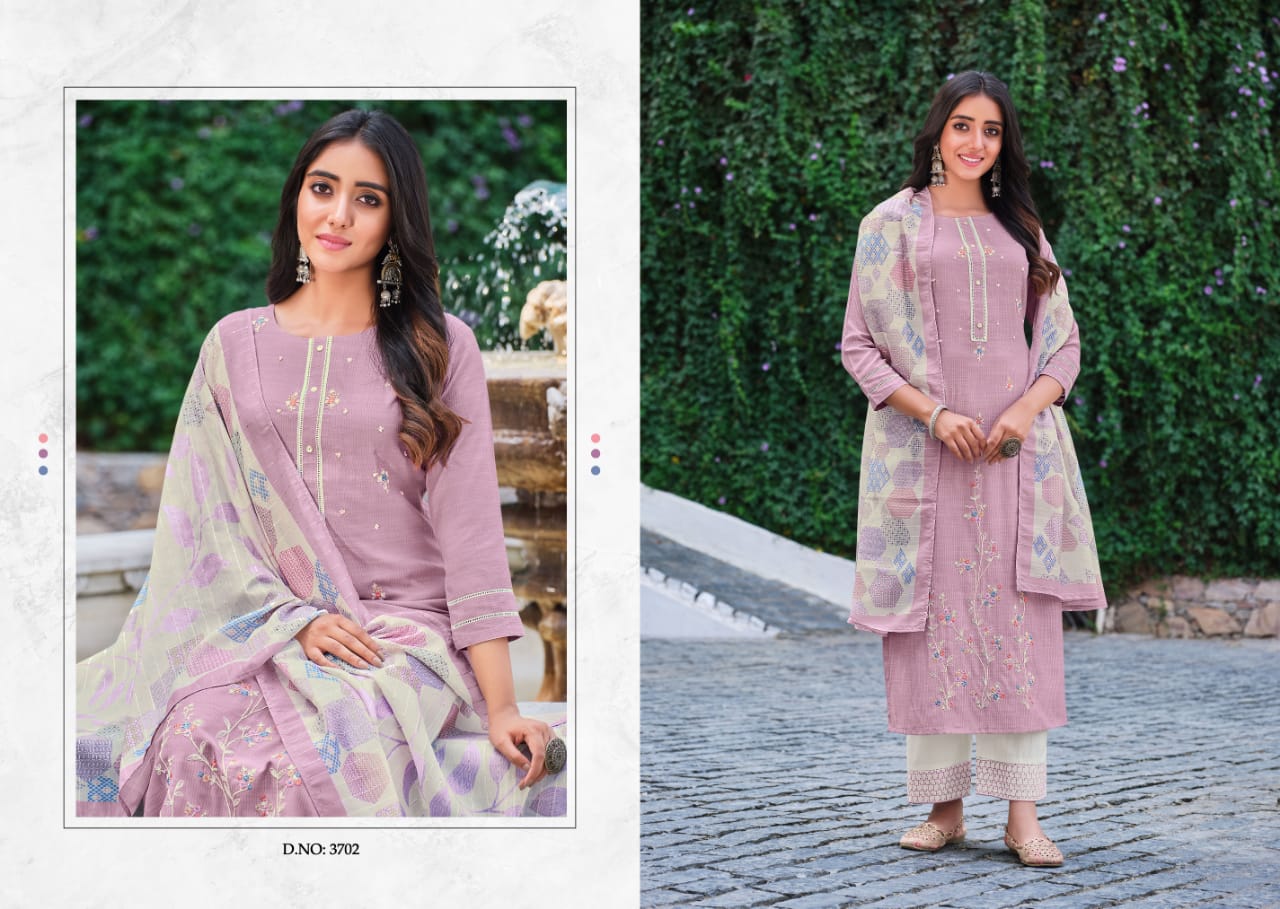 rangoon saheli naylon viscose gorgeous look top bottom with dupatta catalog