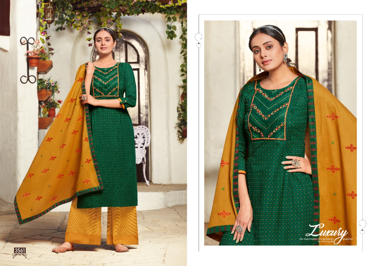 rangoon tasveer cotton attractive top bottom with dupatta catalog