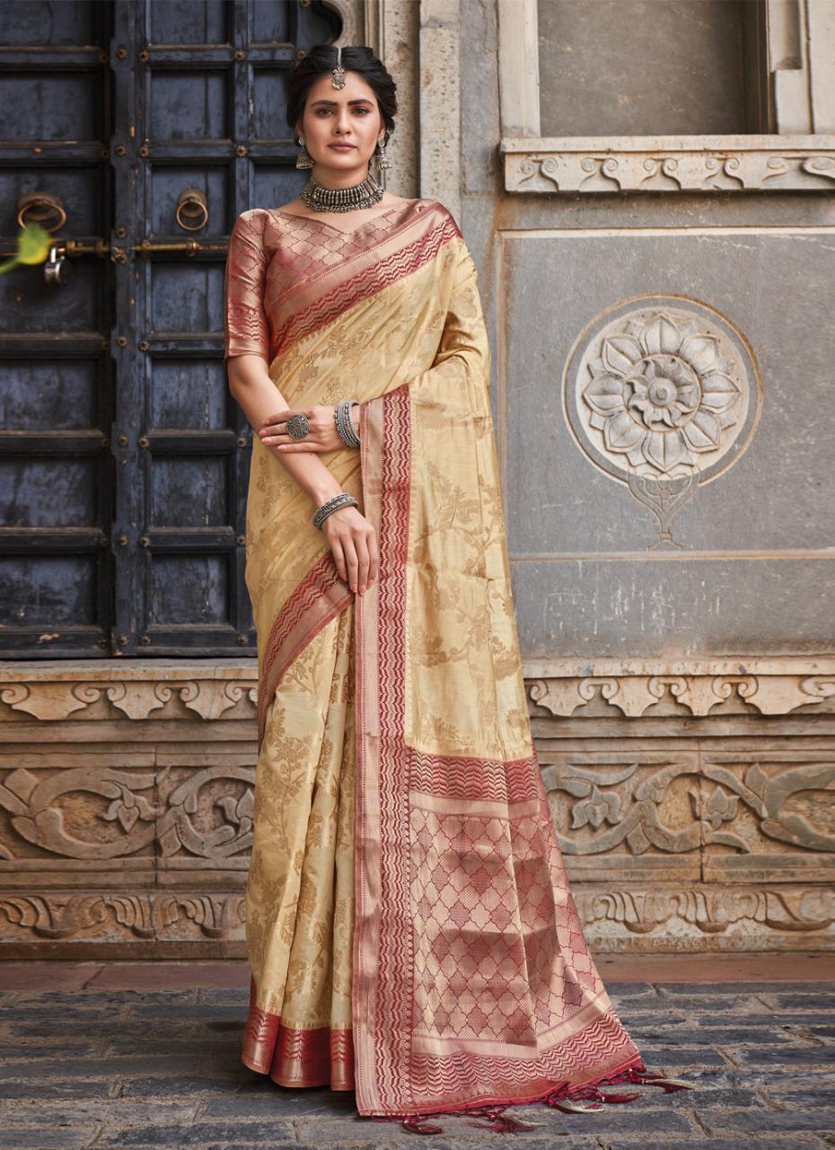 sangam print alekha silk gorgeous look saree catalog