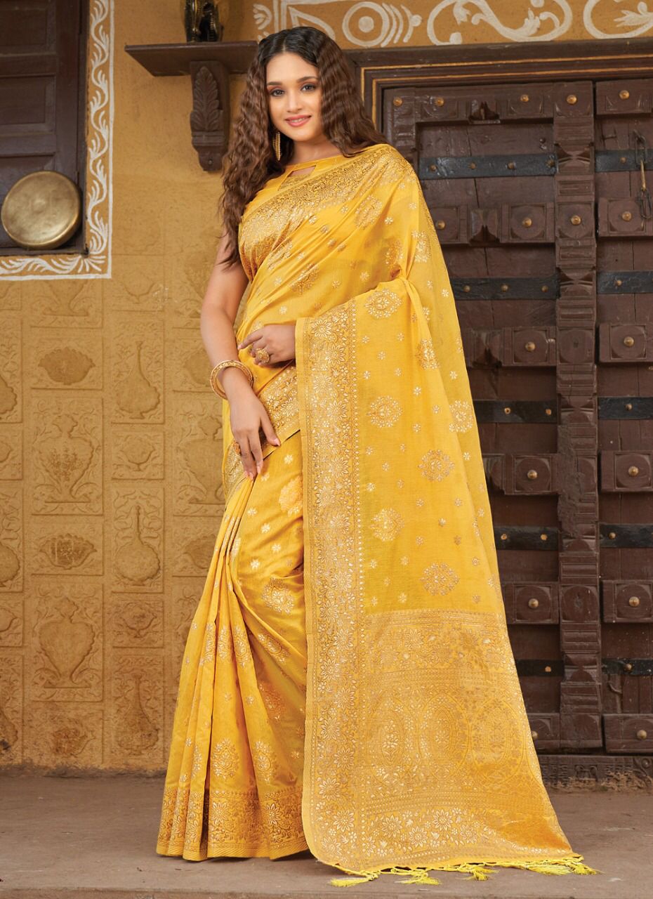 sangam print hastkala cotton authentic fabric saree catalog