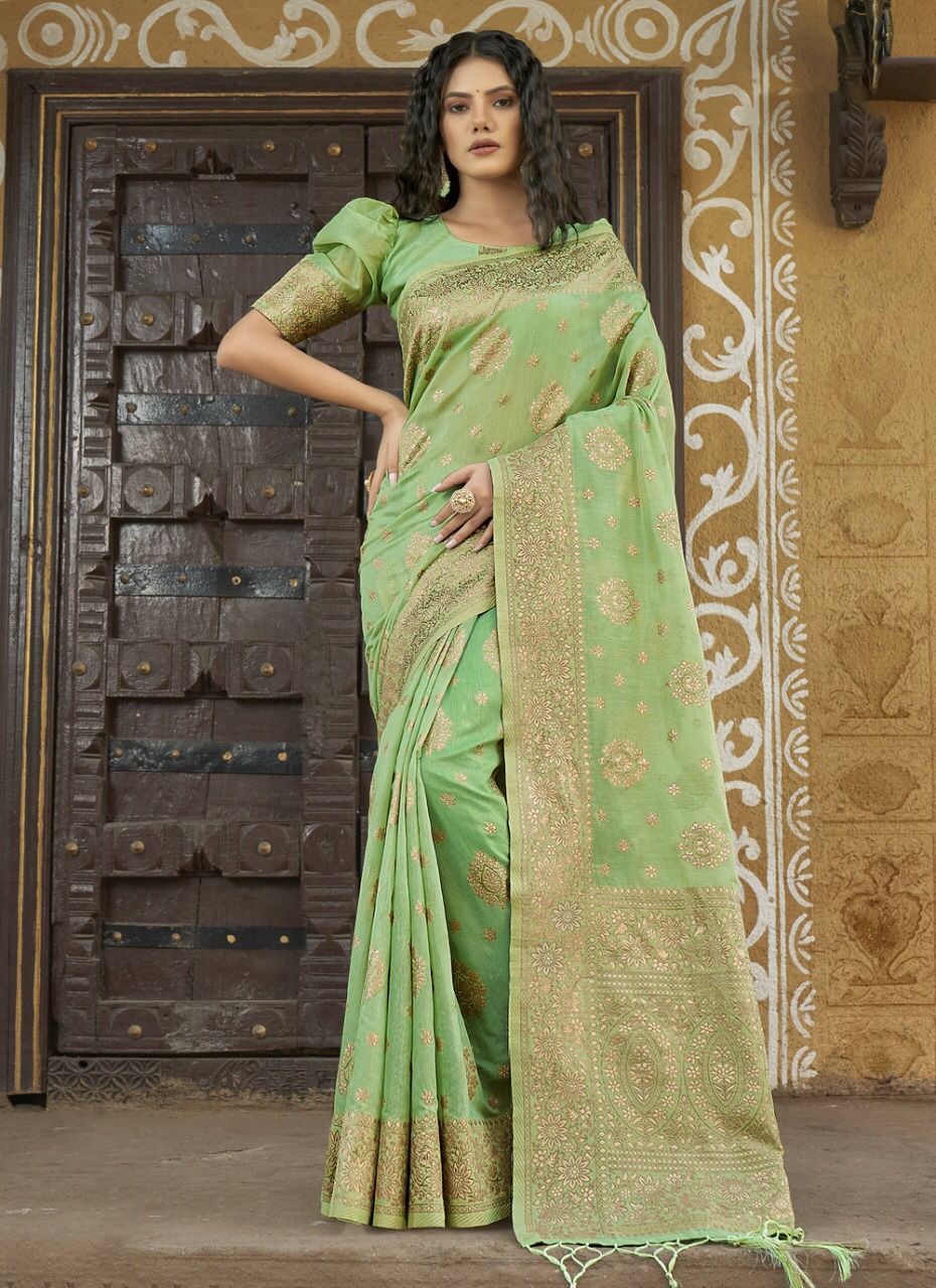 sangam print hastkala cotton authentic fabric saree catalog