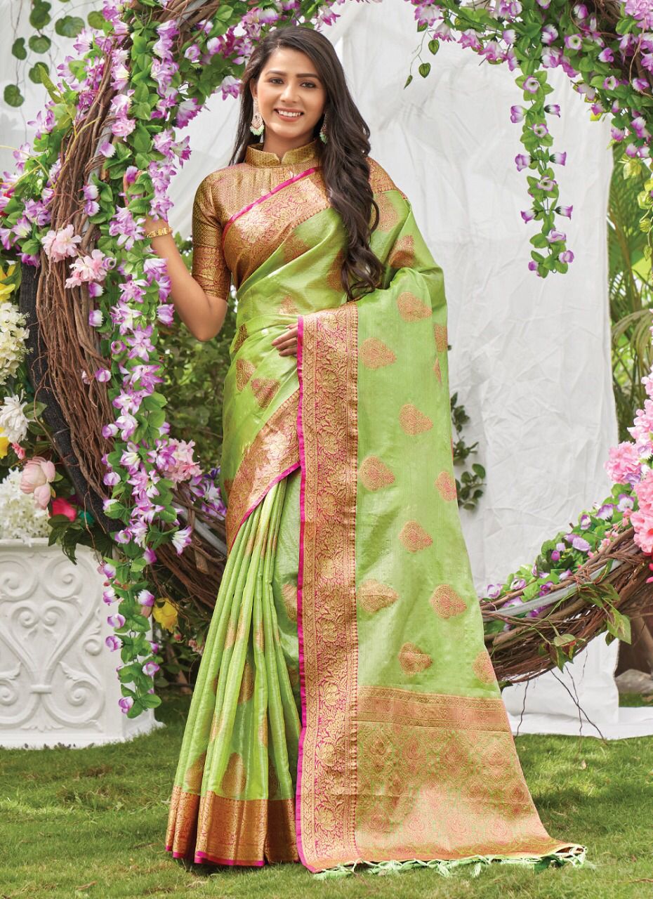 sangam print jugnoo organza gorgeous look saree catalog