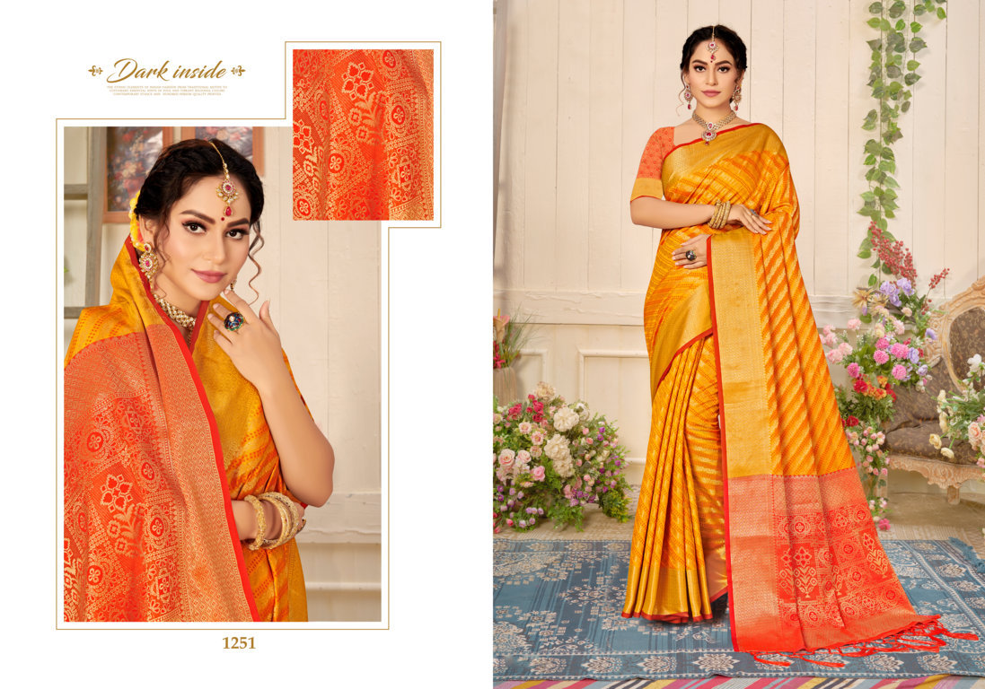 sangam print sahi patola silk festive look saree catalog