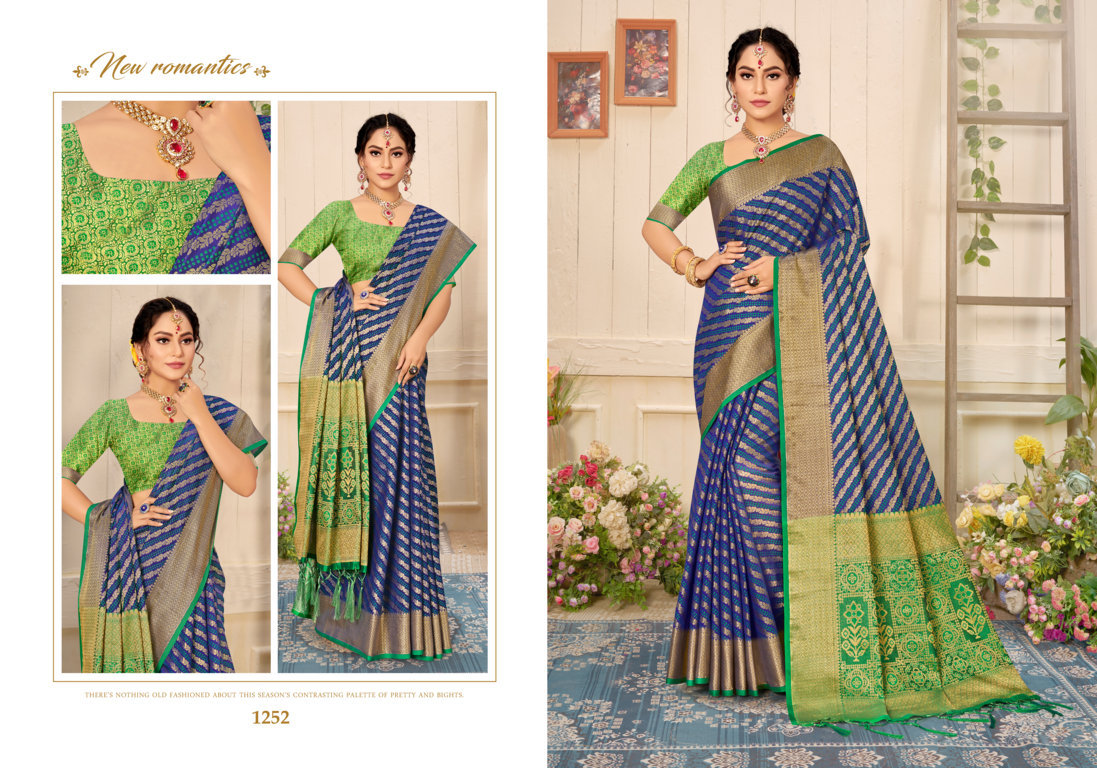 sangam print sahi patola silk festive look saree catalog