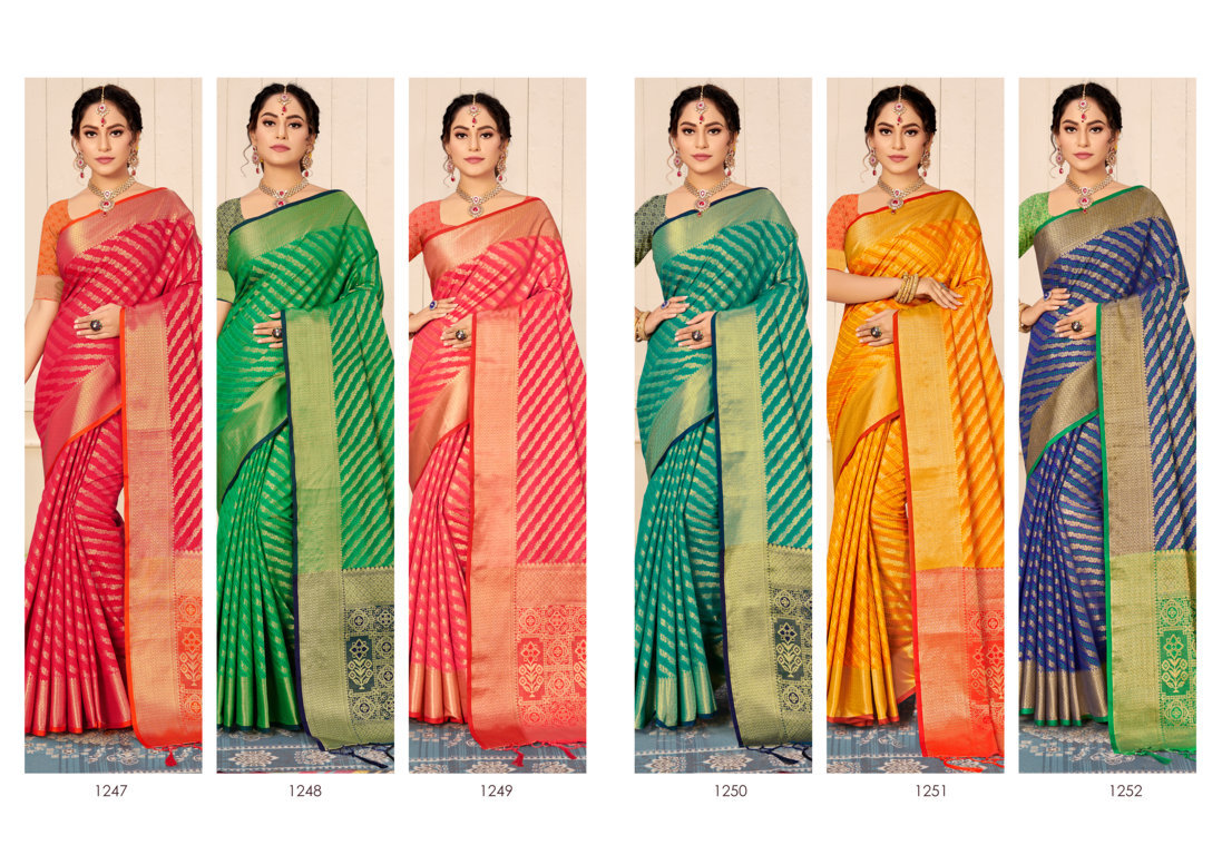 sangam print sahi patola silk festive look saree catalog