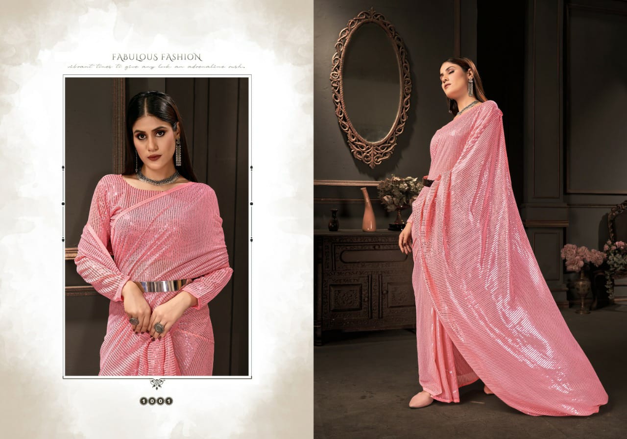 saroj saree chitchor vol 3 georgette gorgous look saree catalog