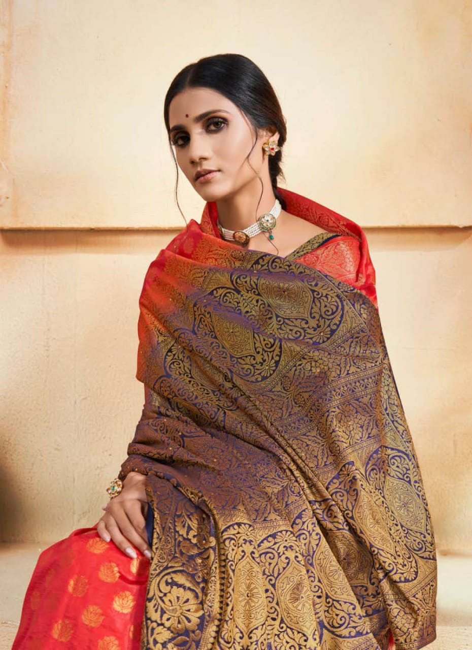 saroj saree Kanaklata silk elegant look saree catalog