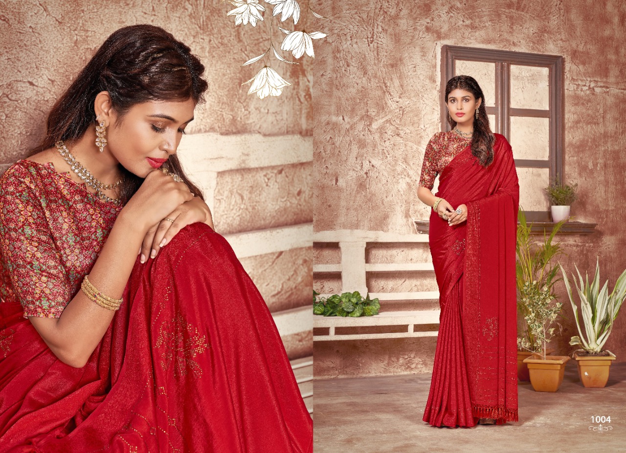 saroj saree Mantraa silk elegant look saree catalog