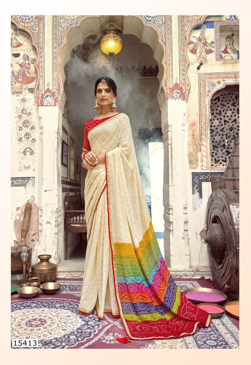 vallabhi print atrangi vol 2 georgette attractive look saree catalog