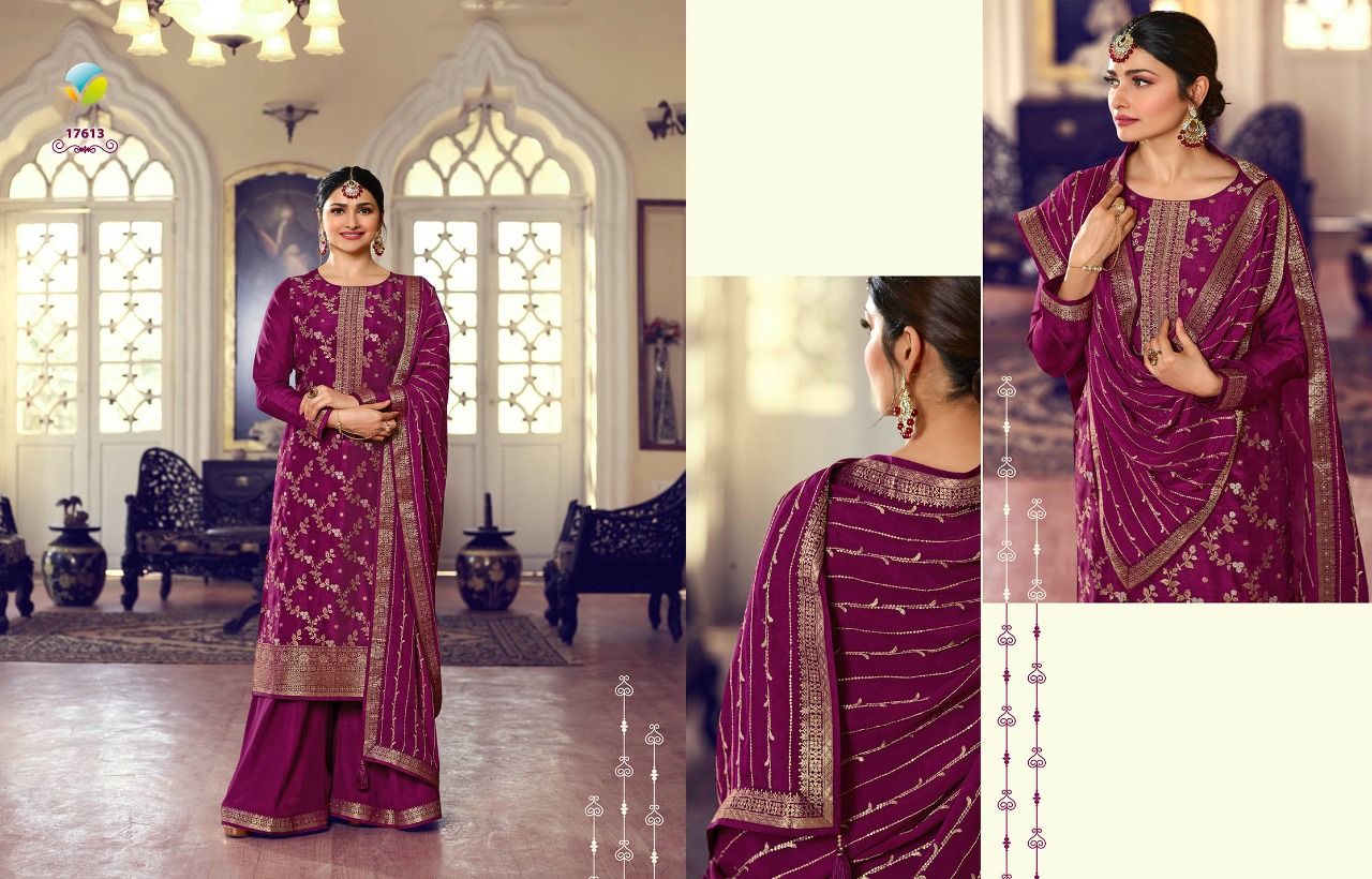 vinay fashion kaseesh sana dola jacquard attractive salwar suit catalog