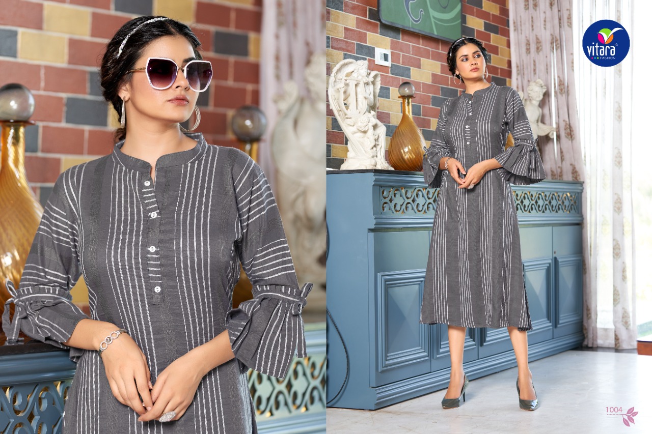 vitara fashion armani kadambri silk innovaive style kurti catalog