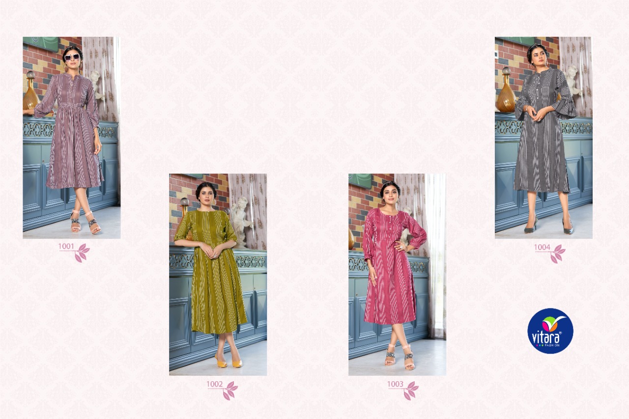 vitara fashion armani kadambri silk innovaive style kurti catalog