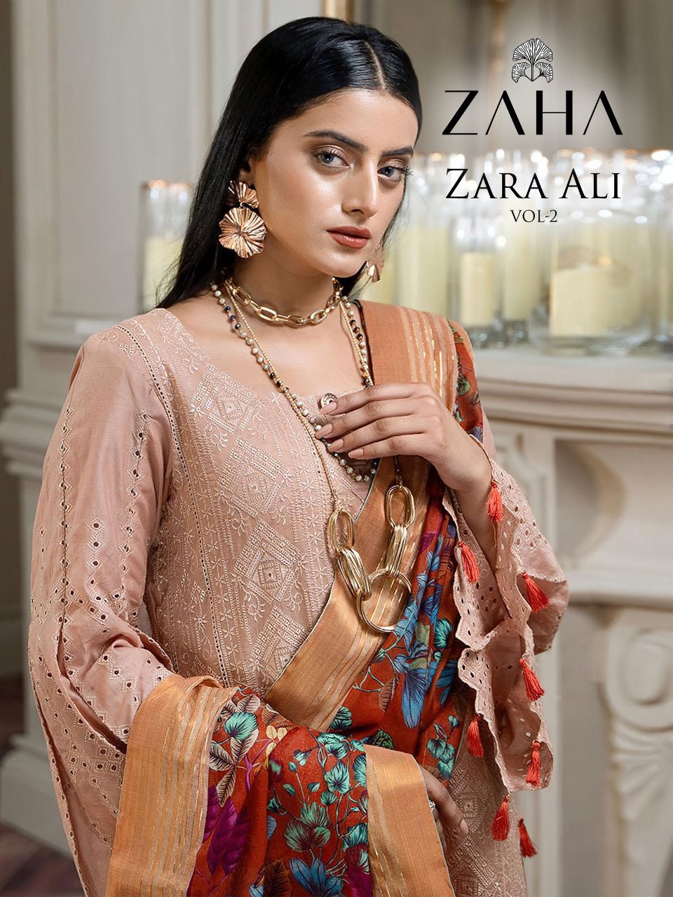 zaha zara ali vol 2 cotton elegant look salwar suit catalog