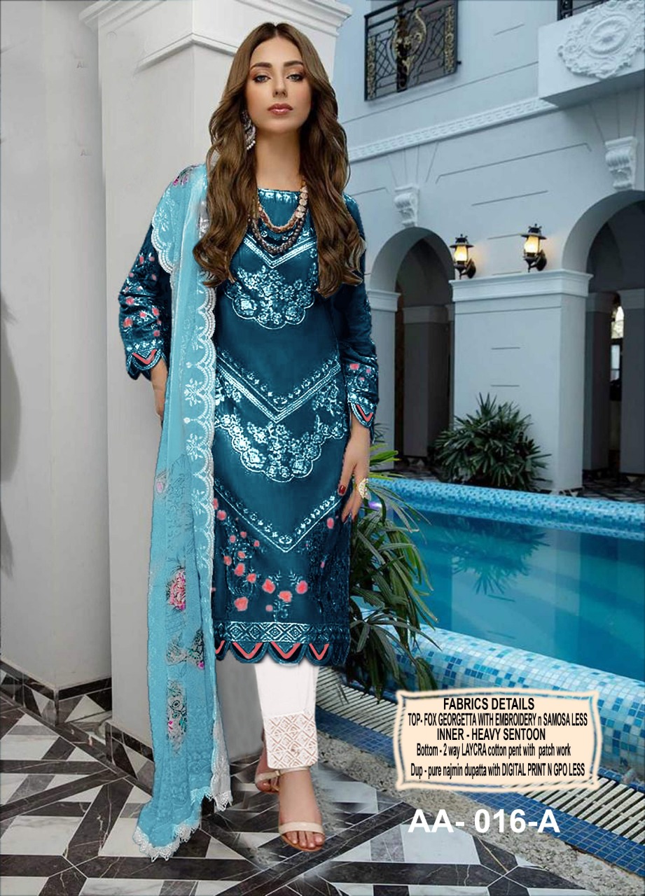 aarsh Aarsh 016 A Kurti Georgette Singles