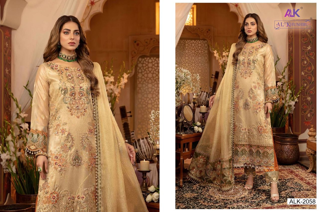 al khusbu nabia vol 1 georgette elegant salwar suit catalog