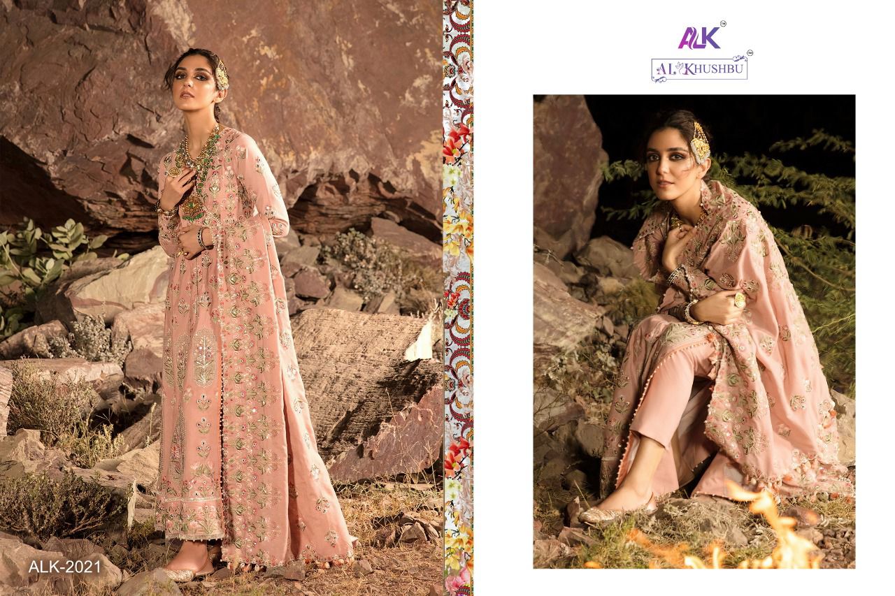 al khusbu nabia vol 1 georgette elegant salwar suit catalog