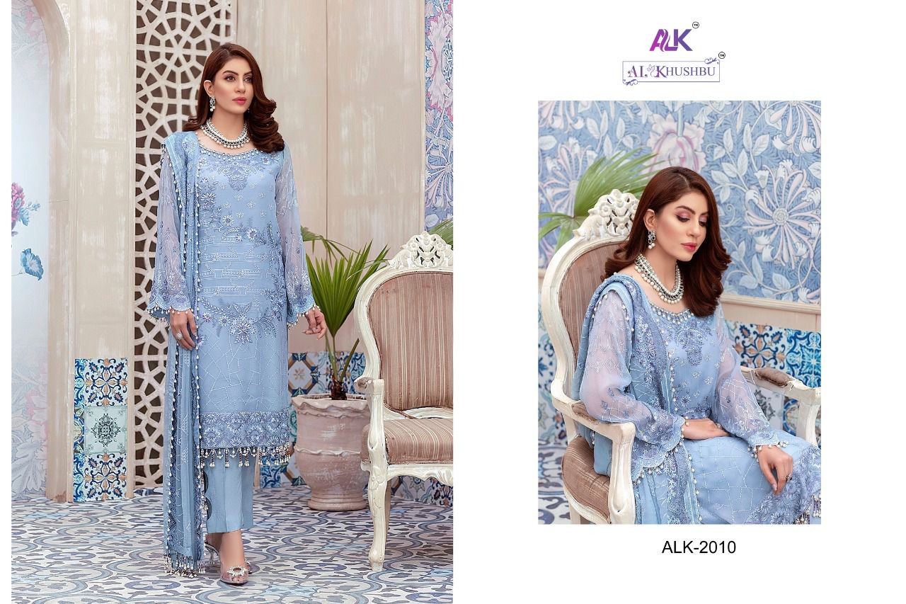 al khushbu samaira vol 1 georgette catchy look salwar suit catalog