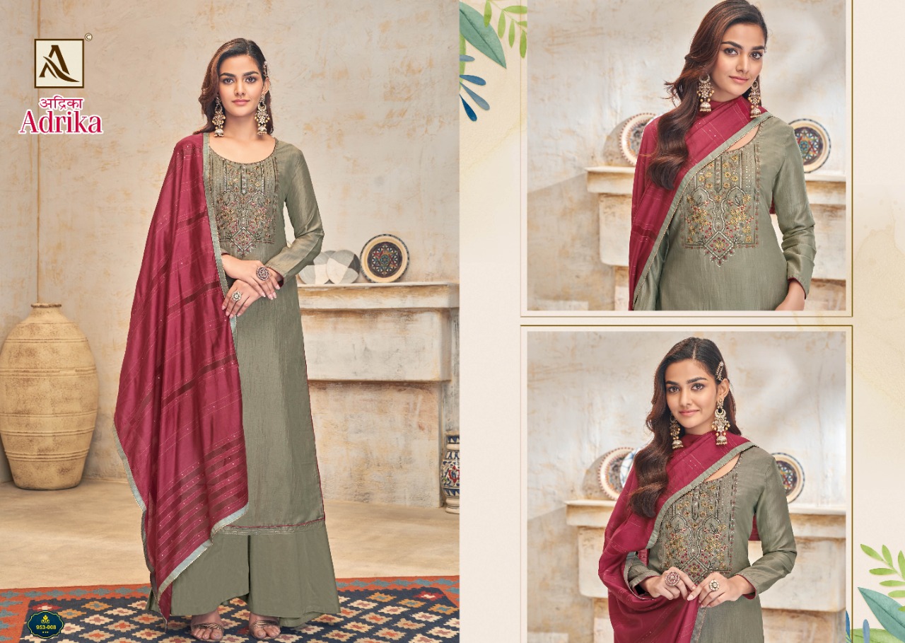 alok suit adrika cotton attractive salwar suit catalog