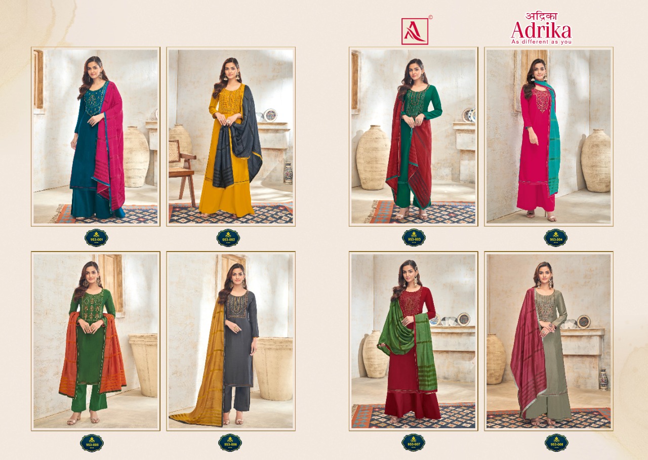 alok suit adrika cotton attractive salwar suit catalog