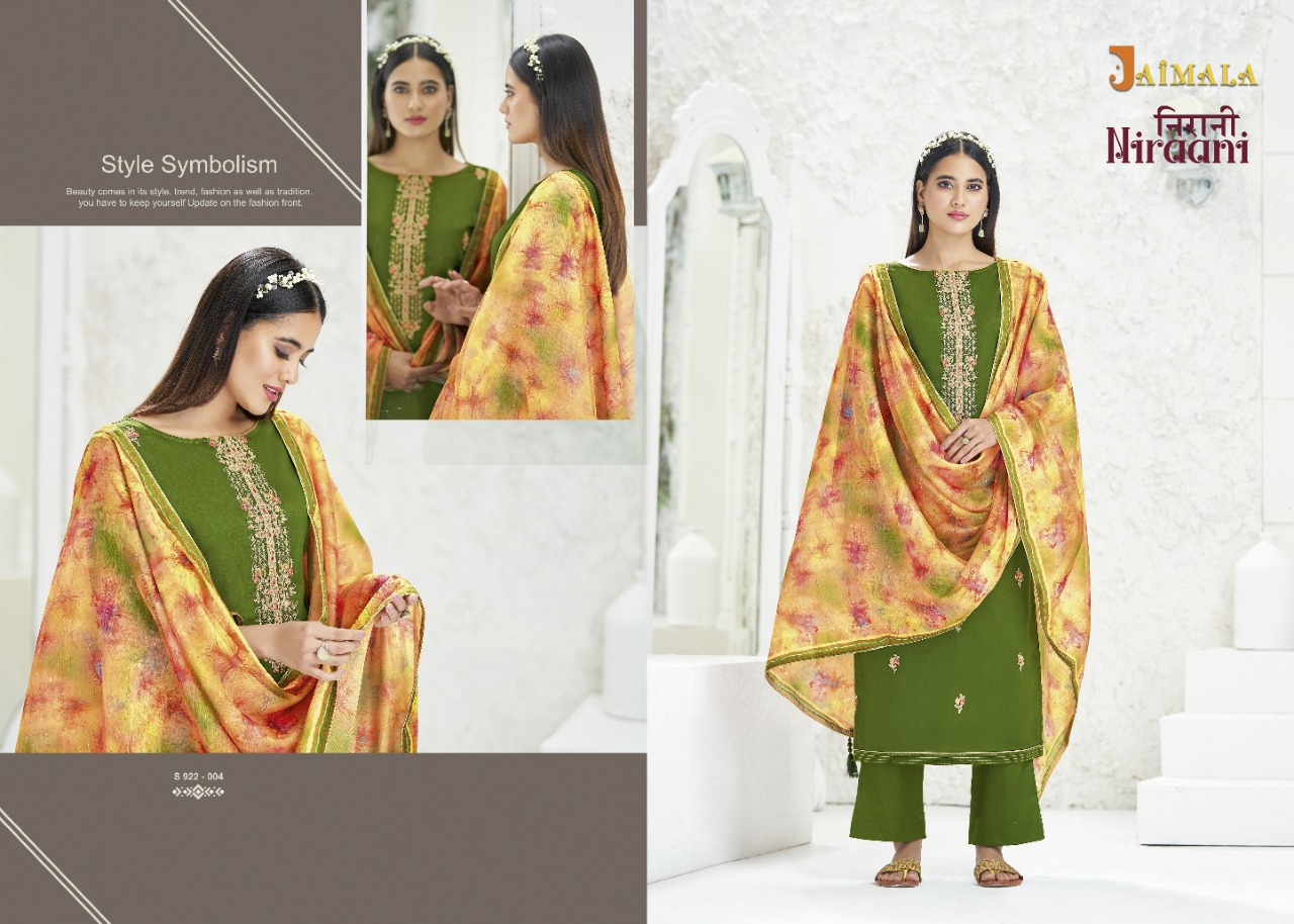 alok suit jaimalal niraani jam cotton look salwar suit catalog