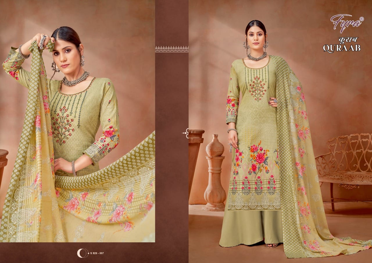 alok suit quraab cambric exclusive print salwar suit catalog