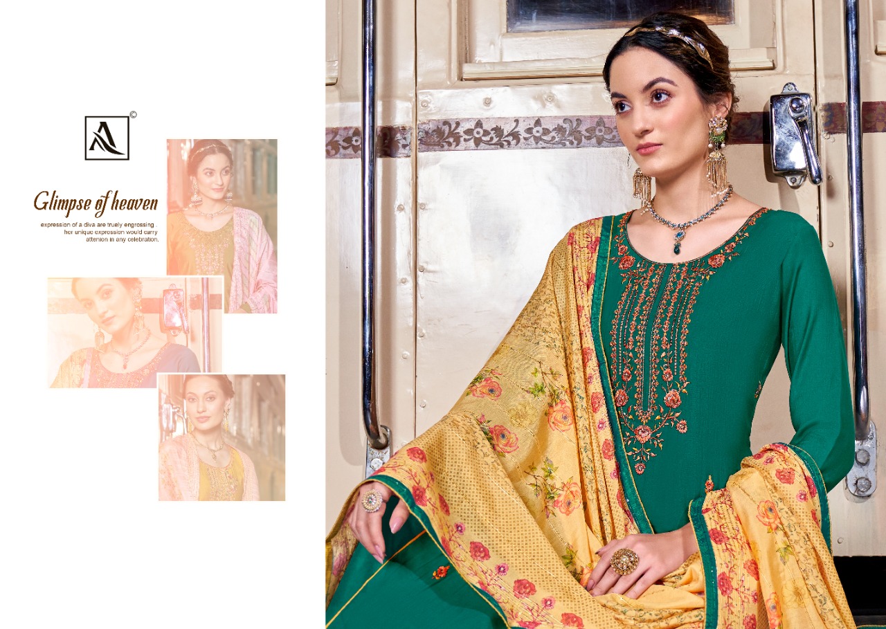 alok suit viraa viscose gorgeous look salwar suit catalog