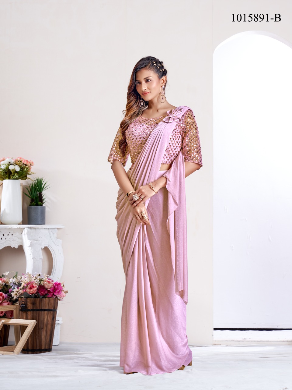 amoha trendz d no 1015891 metallic festiv look saree catalog