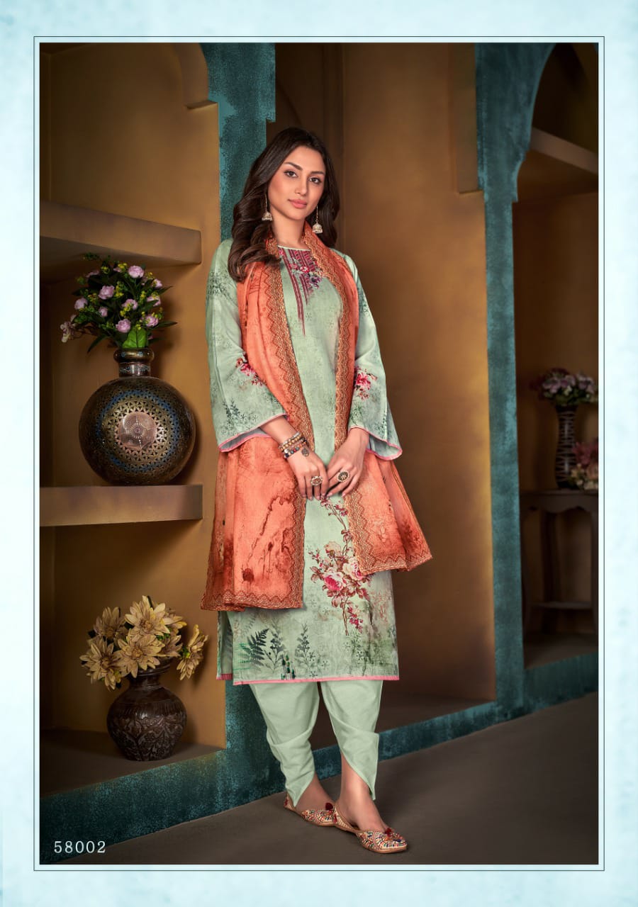 bemitex coral cotton authentic fabric salwar suit catalog