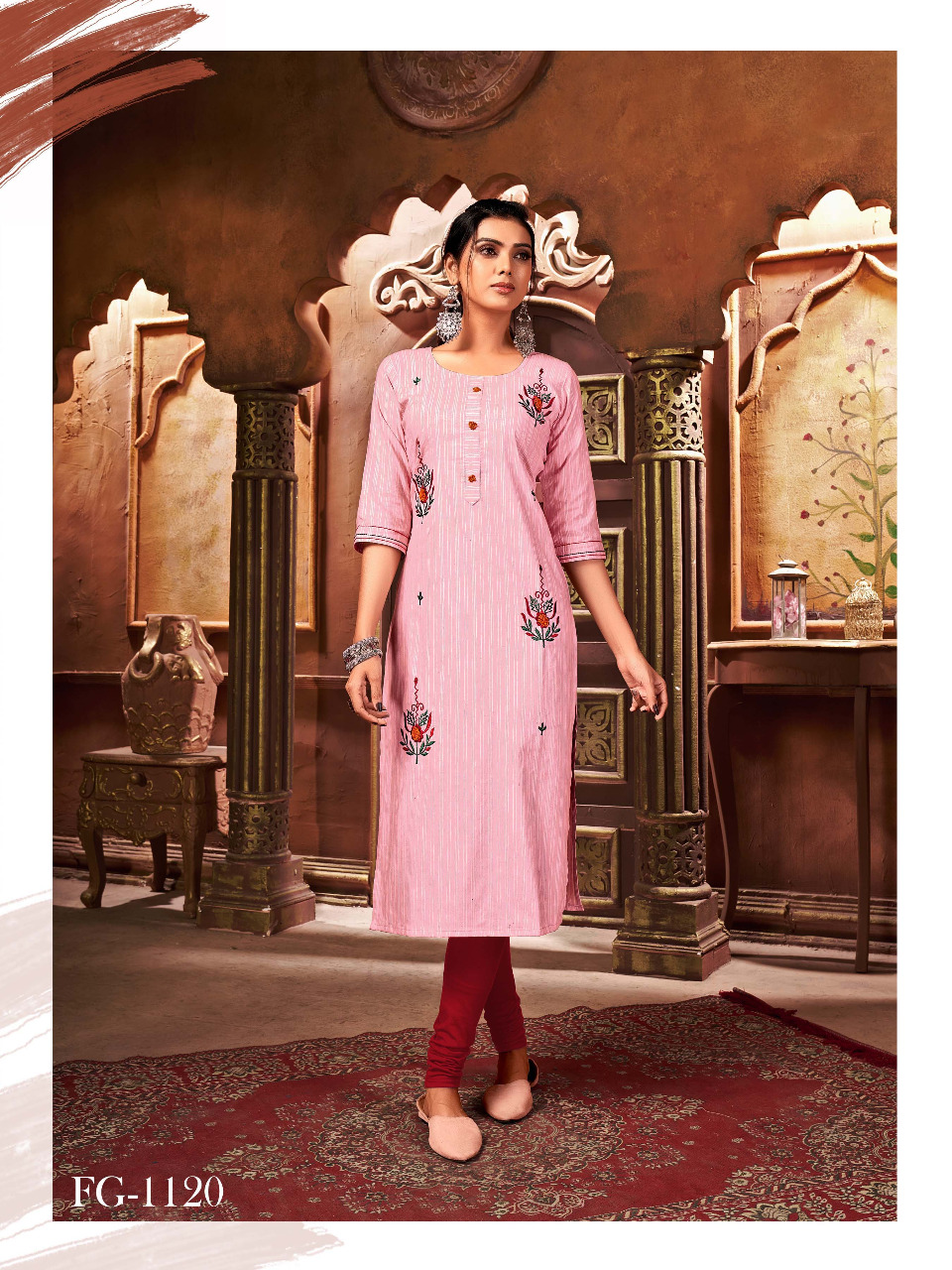 fashion galleria chanchal vol 1 cotton decent look kurti catalog