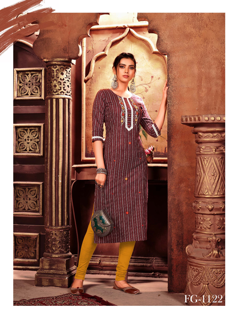 fashion galleria chanchal vol 1 cotton decent look kurti catalog