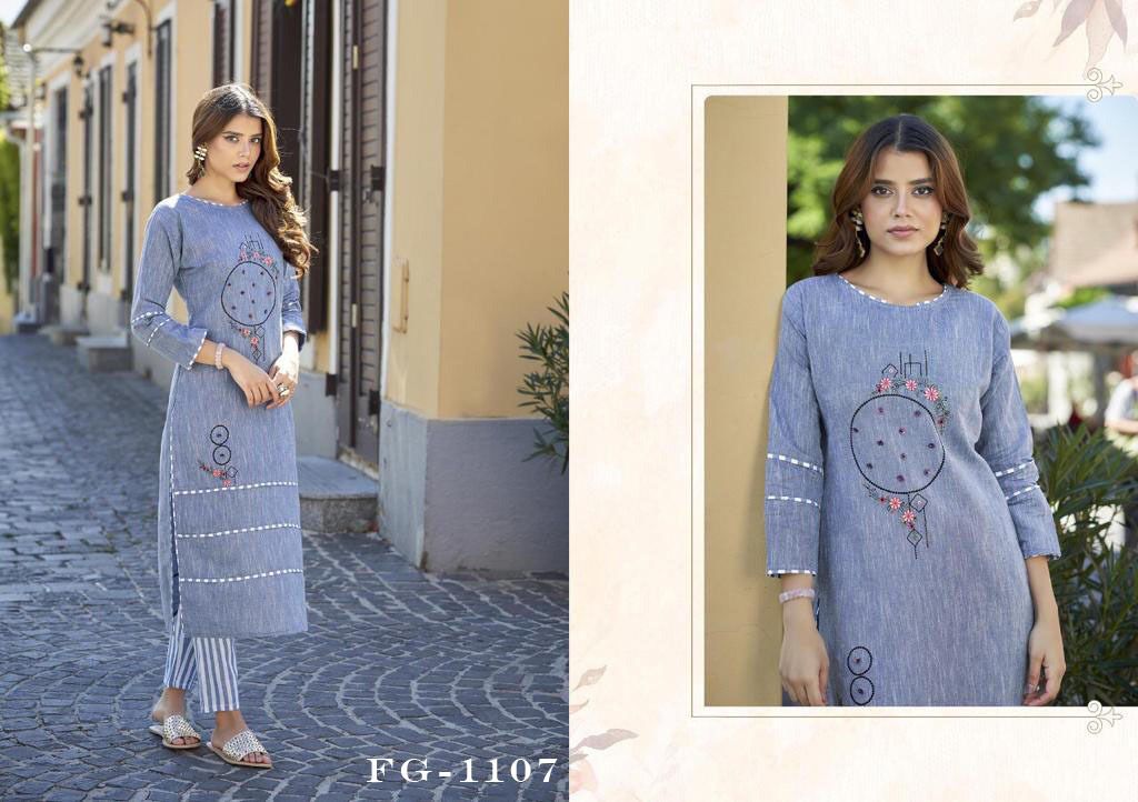 Fashion Galleria krisha vol 14 khadi cotton stylish look top catalog