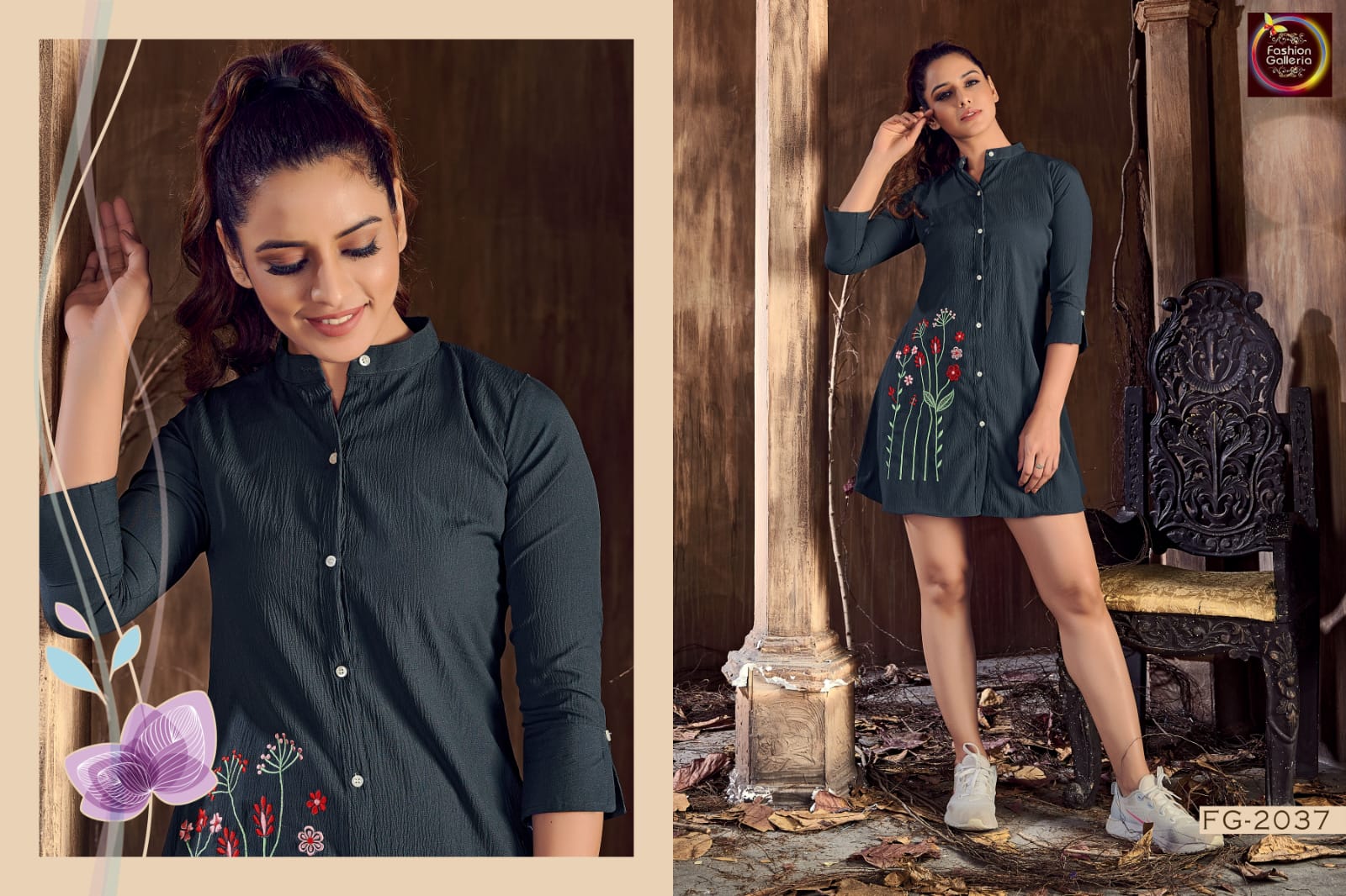 fashion galleria mystic vol 1 lycra decent look  tops catalog