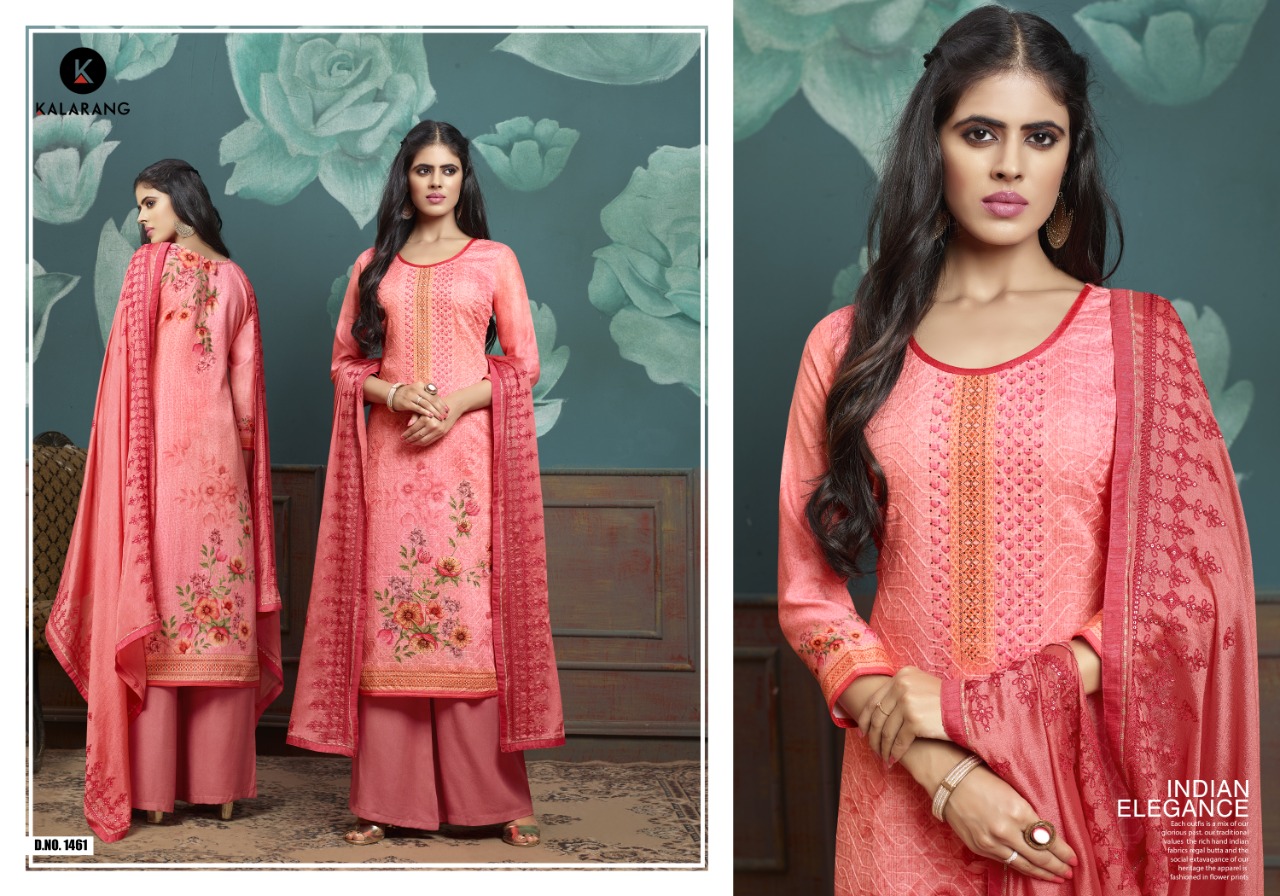 Kalarang Eliza jam didital ari work elegant style salwar suits catalog