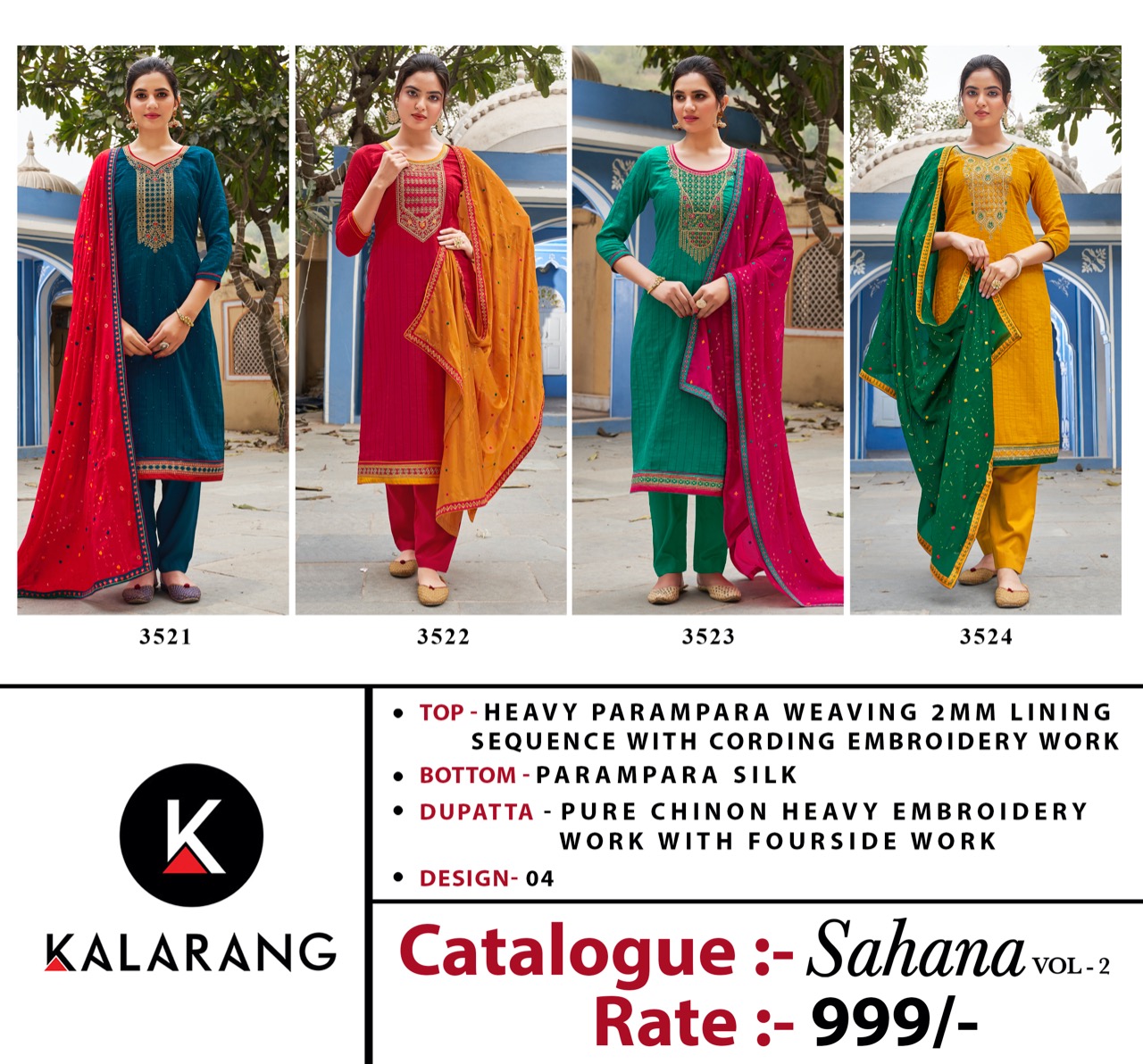 kalarang sahana vol 2 parampara elegant salwar suit catalog