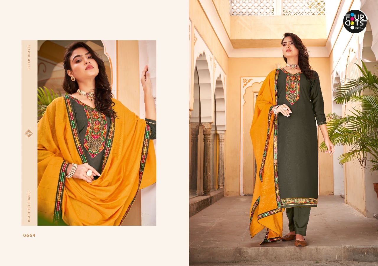 kalarang swara Parampara silk astonishing look salwar suit catalog