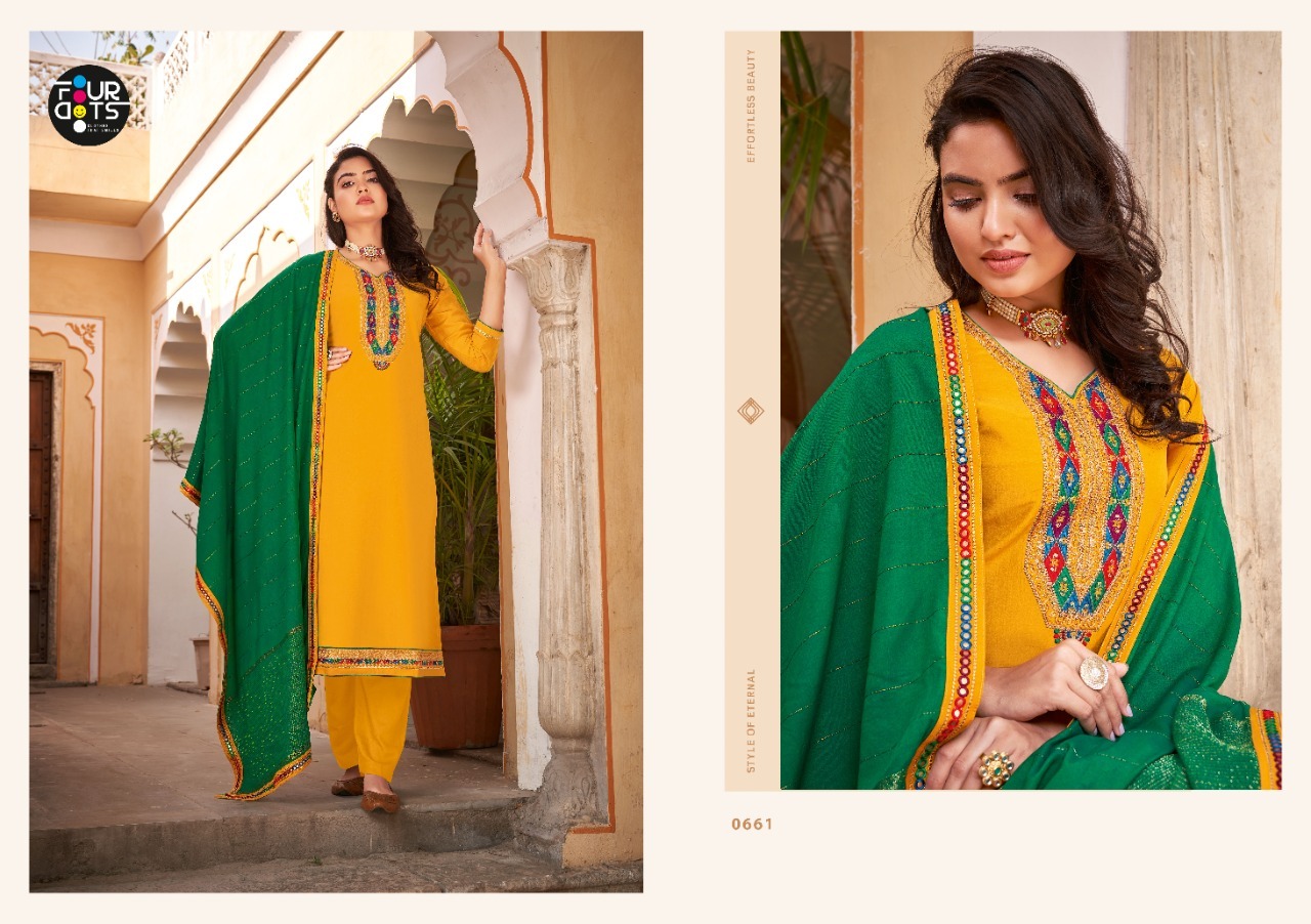 kalarang swara Parampara silk astonishing look salwar suit catalog