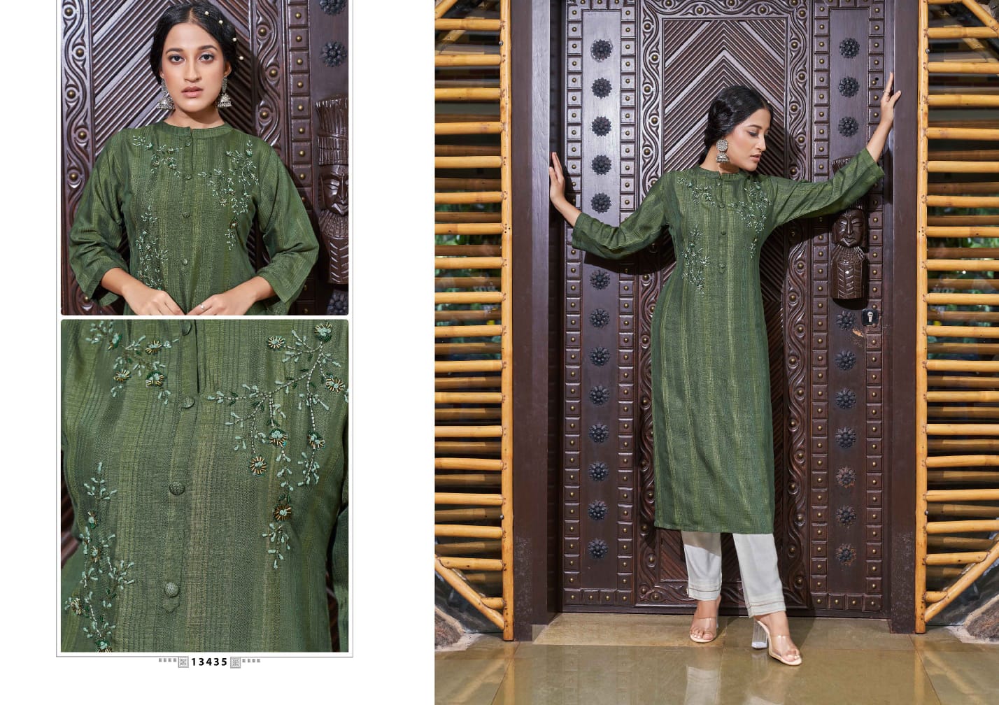 kalaroop by kajree veyron rayon decent look kurti catalog