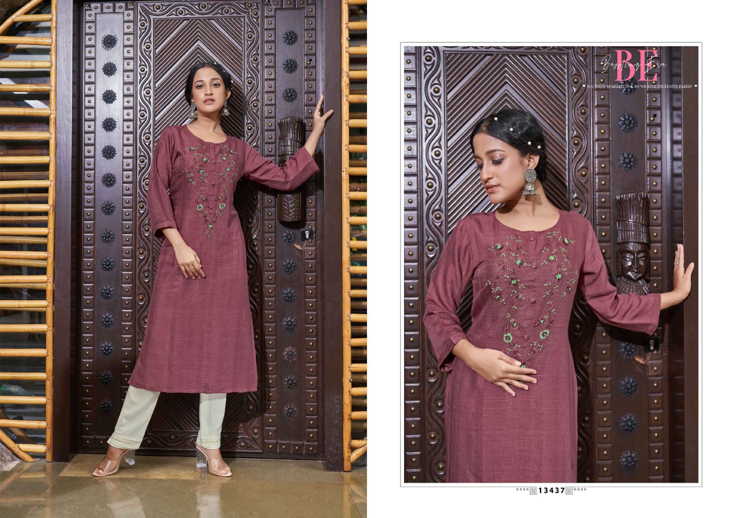 kalaroop by kajree veyron rayon decent look kurti catalog