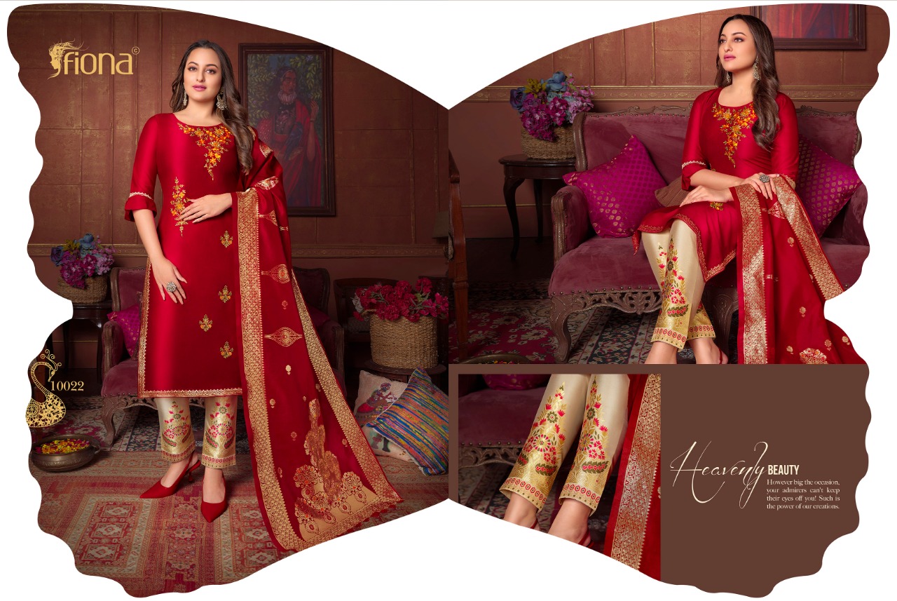 lily and lali meenakari 2 silk new and modern style top bottom with dupatta catalog