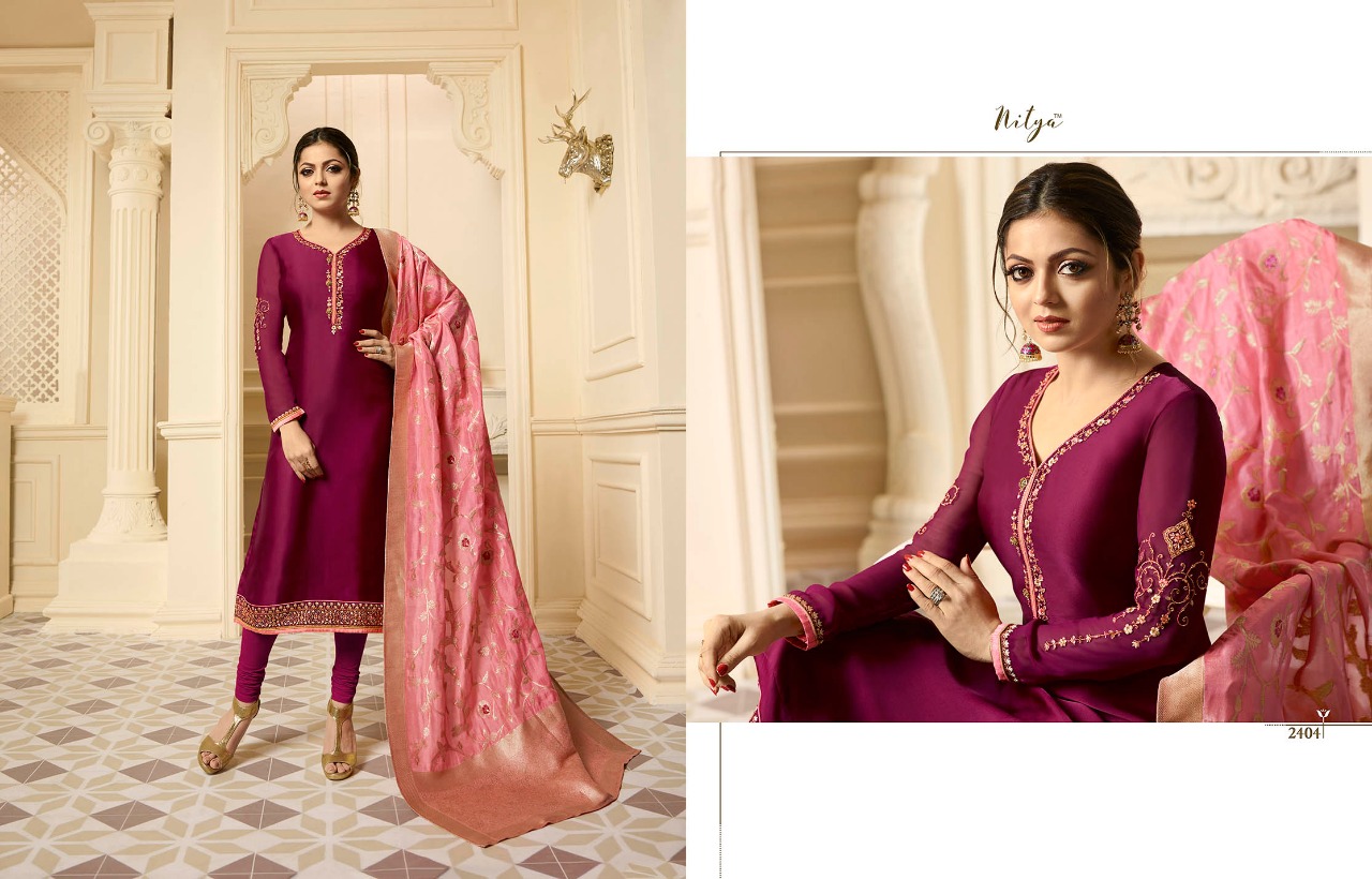 LT fabrics nitya vol 124 ethnic trasitional wear salwar kameez collection