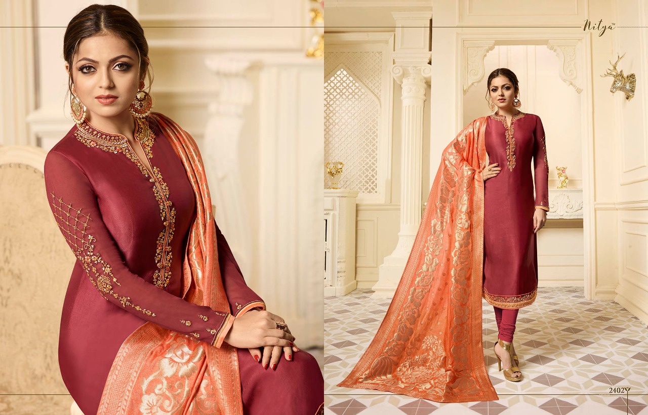 LT fabrics nitya vol 124 ethnic trasitional wear salwar kameez collection