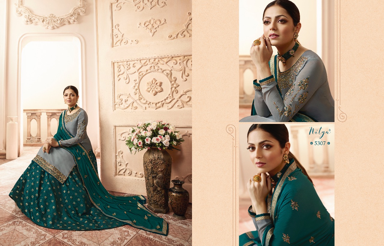 LT Nitya 153 Celebrity Style Party Wear Wedding Special Lehenga Style Salwar Kameez