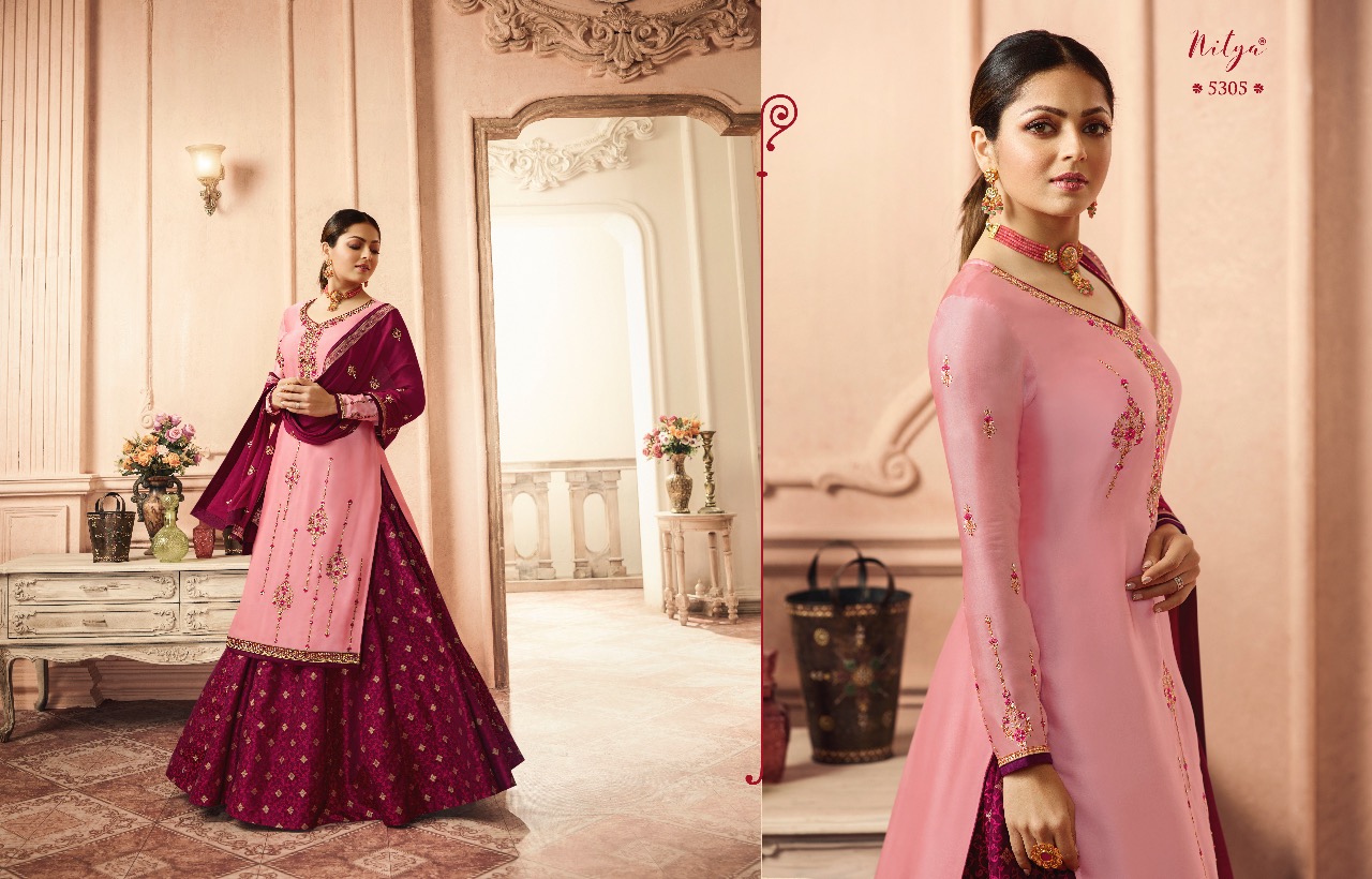 LT Nitya 153 Celebrity Style Party Wear Wedding Special Lehenga Style Salwar Kameez