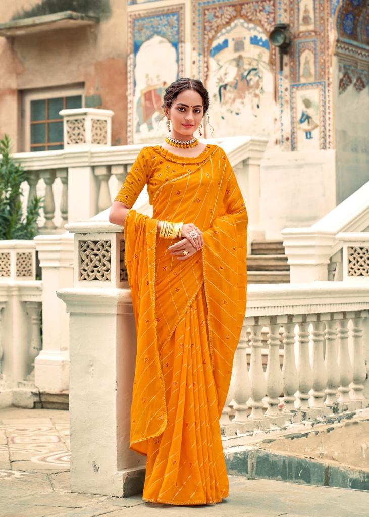 lt kashvi creation aarini georgette gorgeous look saree catalog