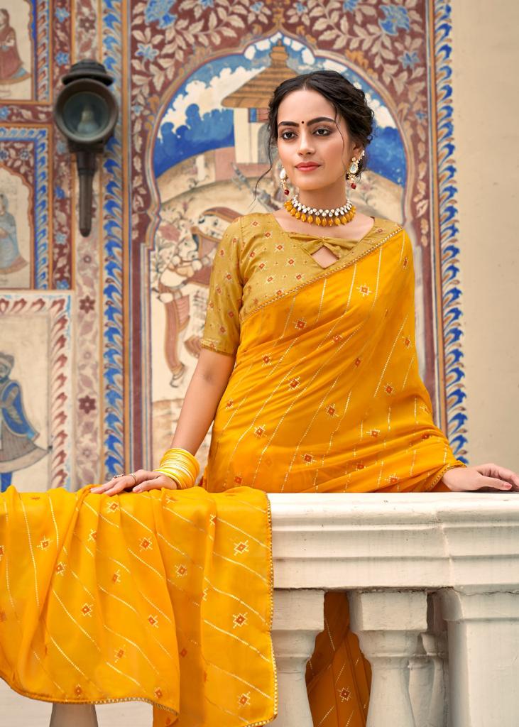 lt kashvi creation aarini georgette gorgeous look saree catalog