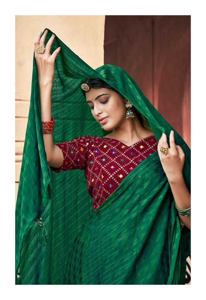 lt kashvi creation amrapali rainbow elegant saree catalog